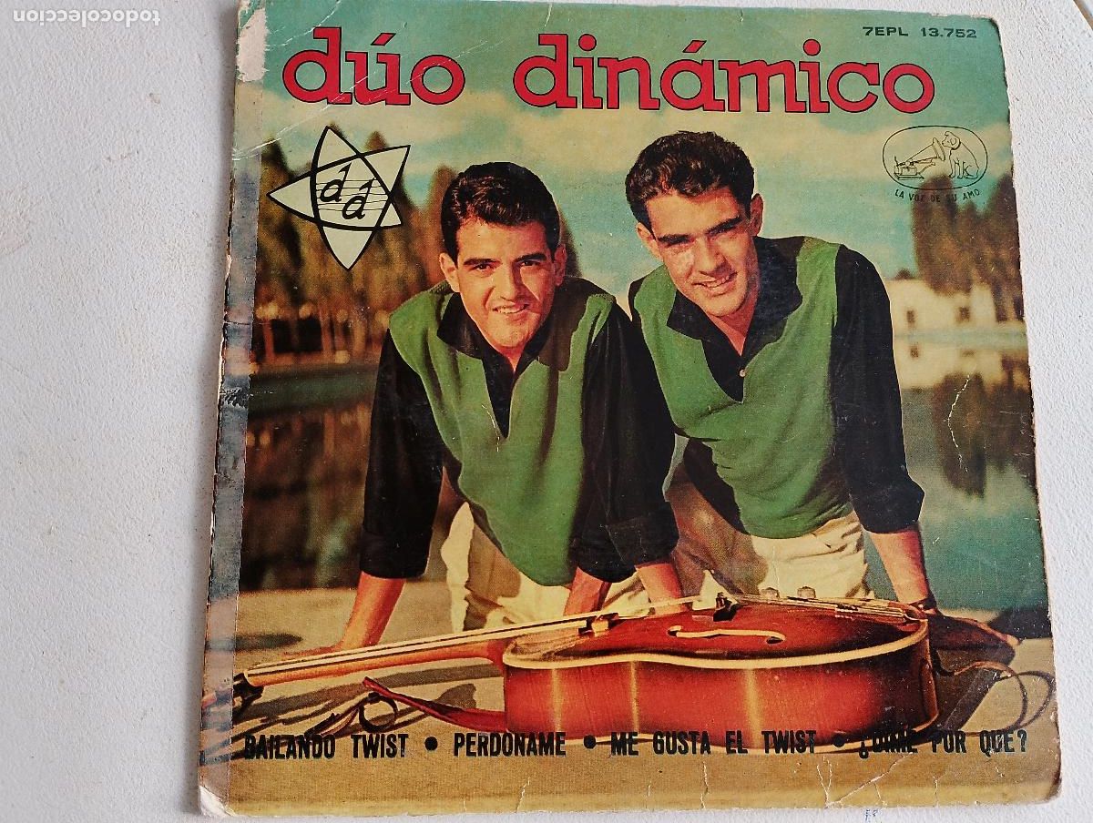Discos de vinilo: D&uacute;o Din&aacute;mico &ndash; Bailando Twist, 1962