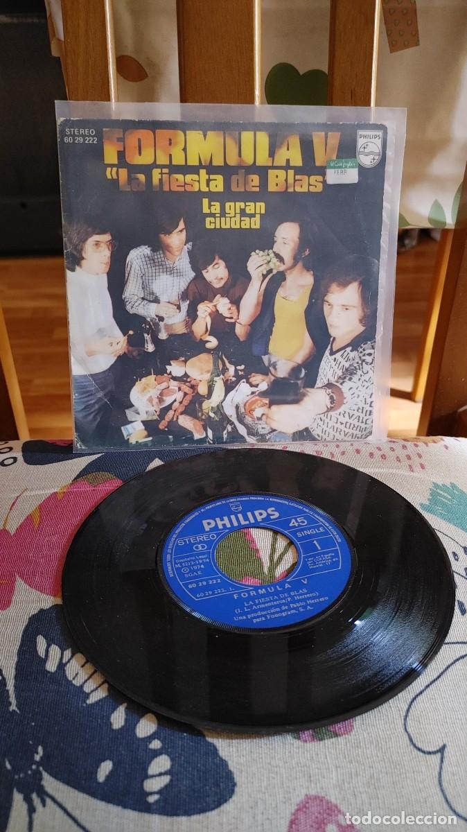 Discos de vinilo: FORMULA V-SINGLE LA FIESTA DE BLAS