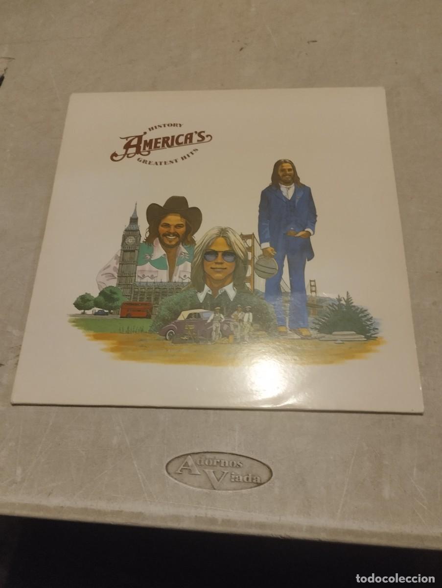 Discos de vinilo: AMERICA LP GREATEST HITS ESP.1982 ENCARTE LETRAS