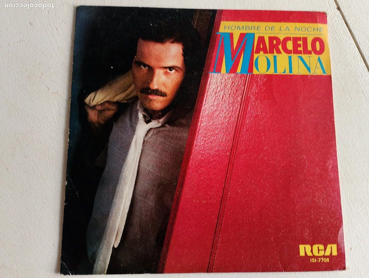 Discos de vinilo: Marcelo Molina &ndash; Hombre De La Noche, promocional,1984, latin