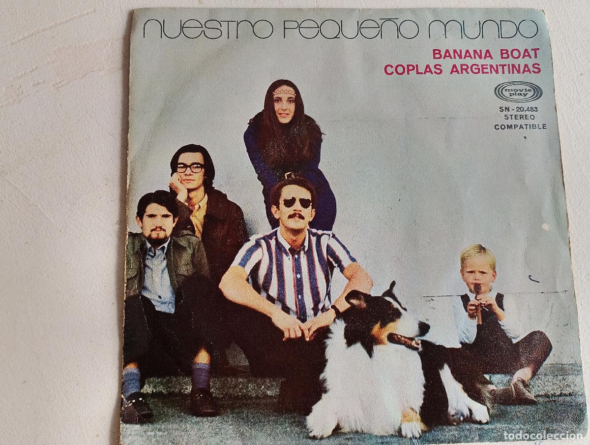 Discos de vinilo: Nuestro Peque&ntilde;o Mundo &ndash; Banana Boat / Coplas Argentinas, 1970