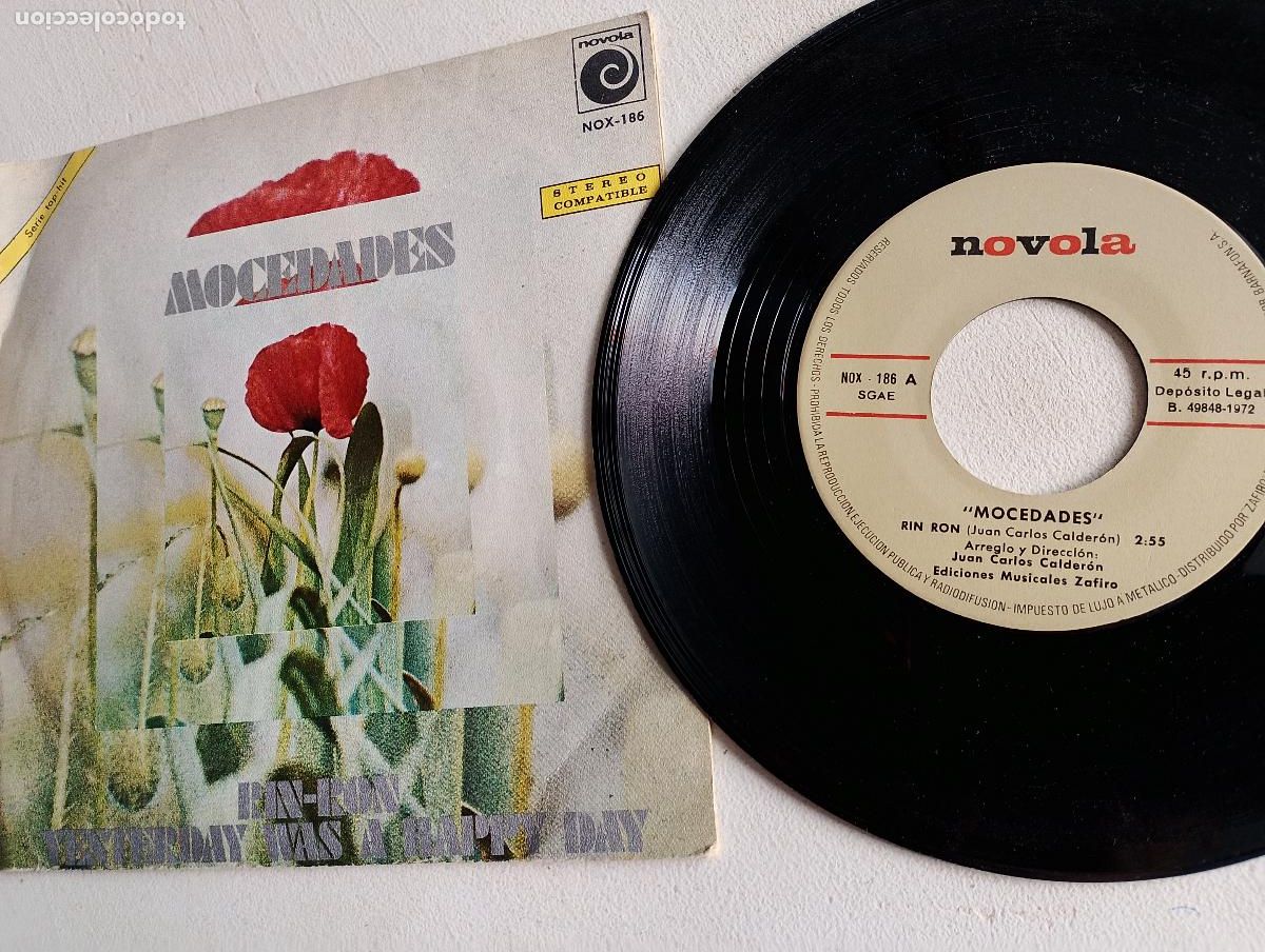 Discos de vinilo: Mocedades &ndash; Rin Ron, 1972 - Foto 4