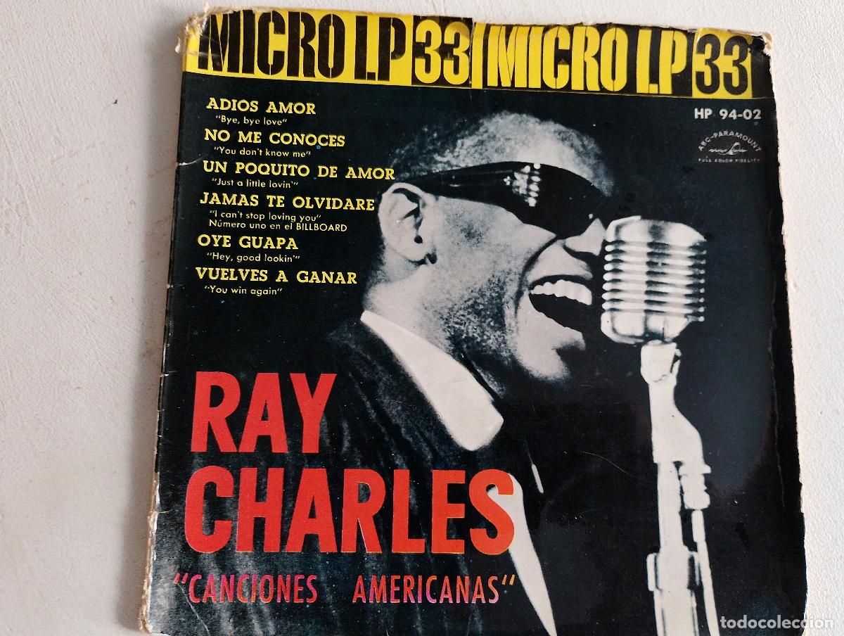 Discos de vinilo: Ray Charles &ndash; Canciones Americanas, 1962 ed espa&ntilde;ola