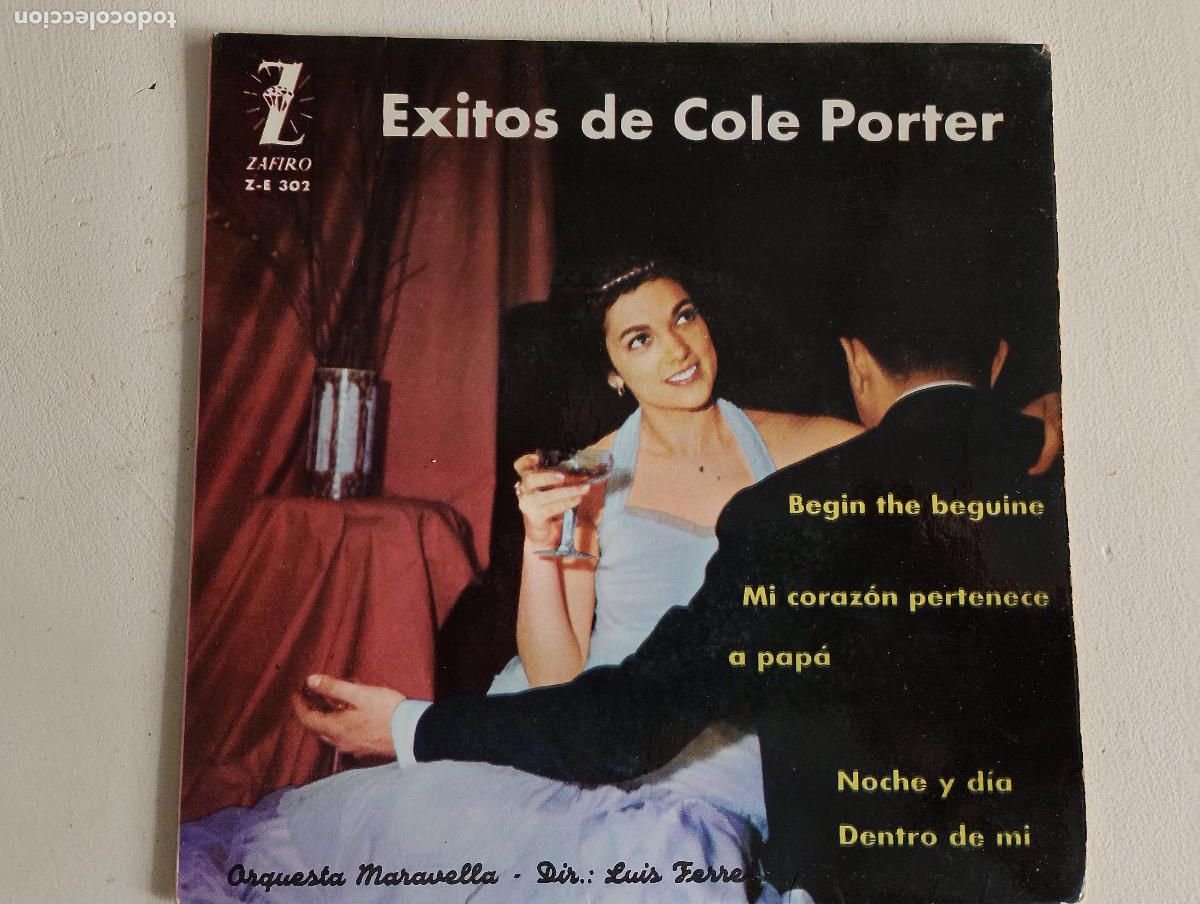 Discos de vinilo: Orquesta Maravella Dir. Luis Ferrer &ndash; Exitos De Cole Porter,1962, jazz,ed espa&ntilde;ola