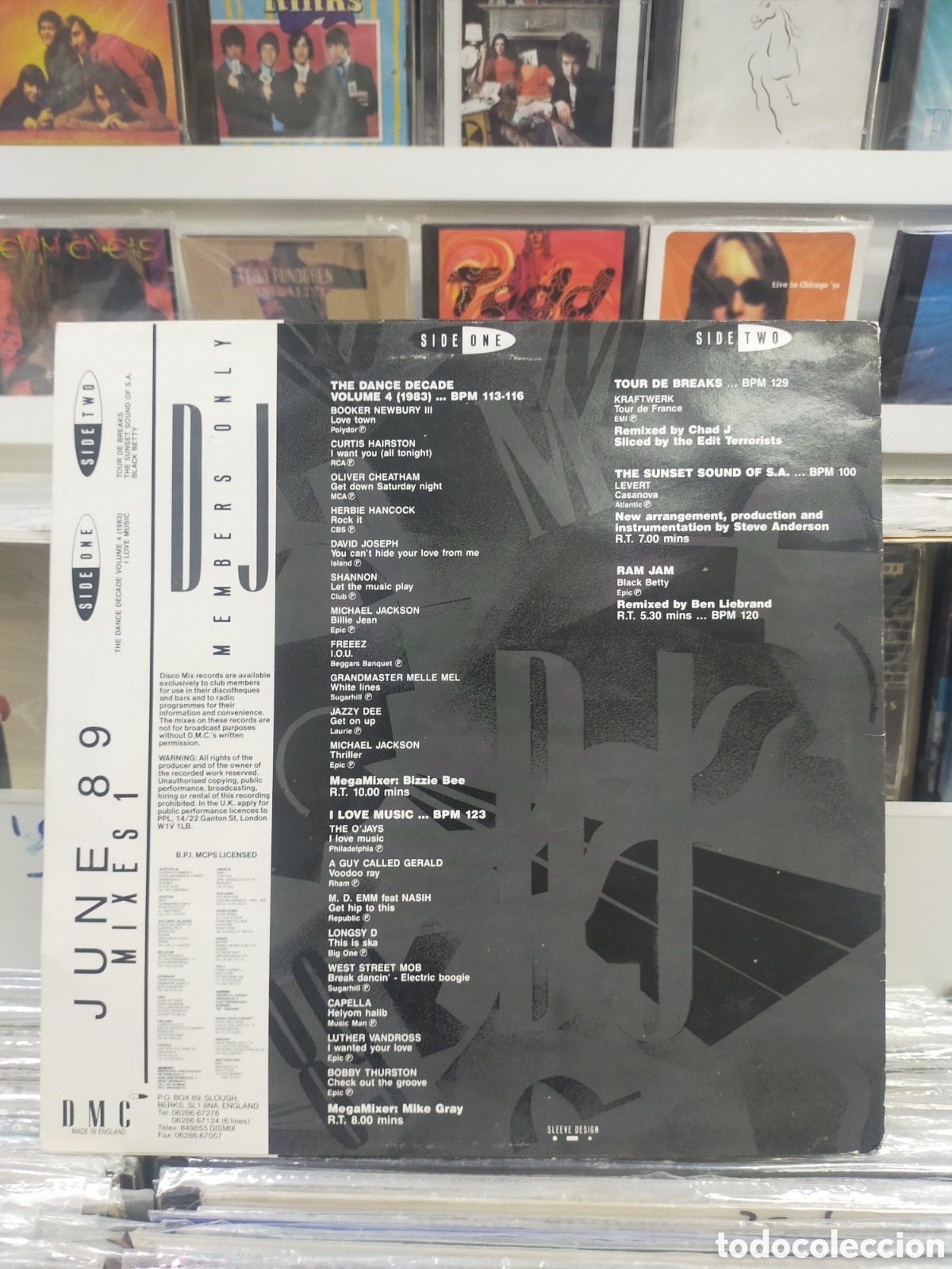 Discos de vinilo: Dmc june 89 mixes 1 maxi u.k. - Foto 2