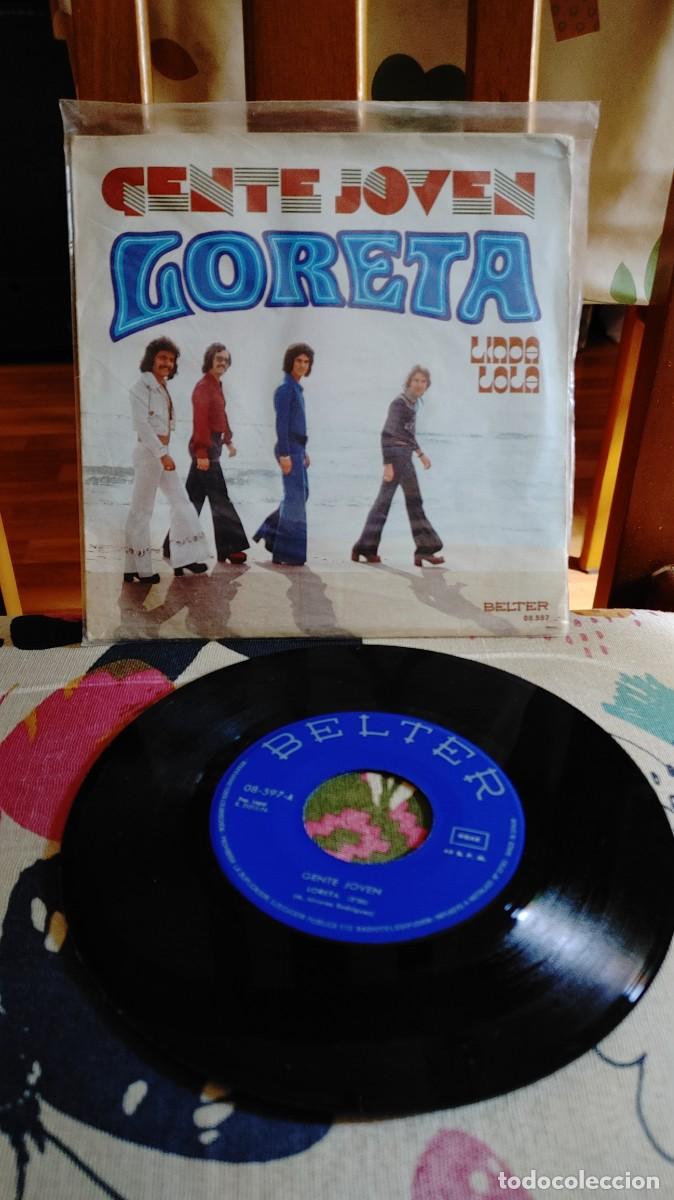 Discos de vinilo: GENTE JOVEN-SINGLE LORETA