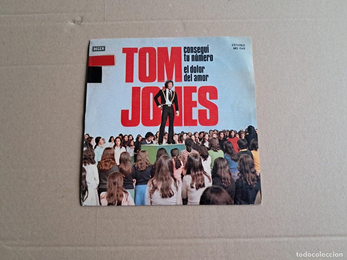 Discos de vinilo: TOM JONES - CONSEGUI TU NUMERO SINGLE PROMOCIONAL 1975 EDICION ESPA&Ntilde;OLA