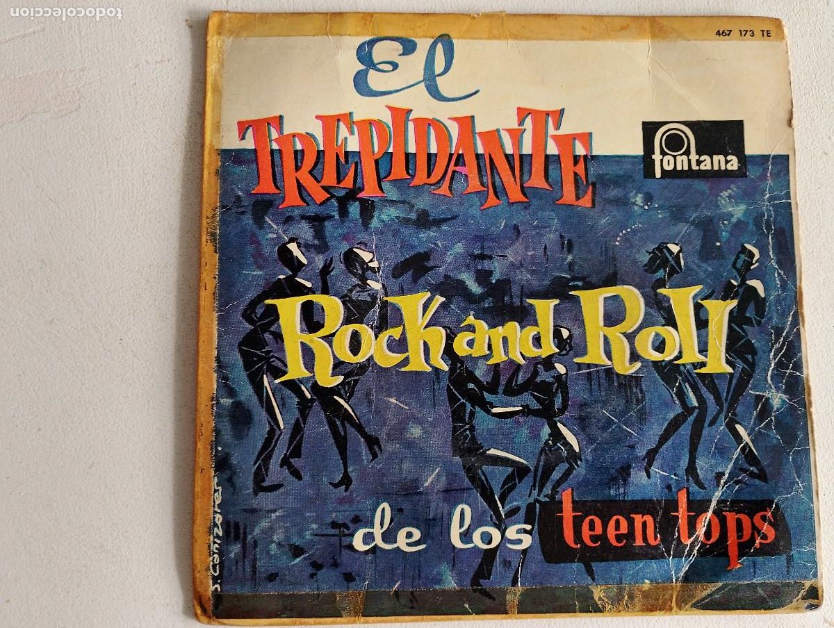 Dischi in vinile: Los Teen Tops &ndash; El Trepidante Rock And Roll De Los Teen Tops, Rock, Latin, 1960, ed espa&ntilde;ola,