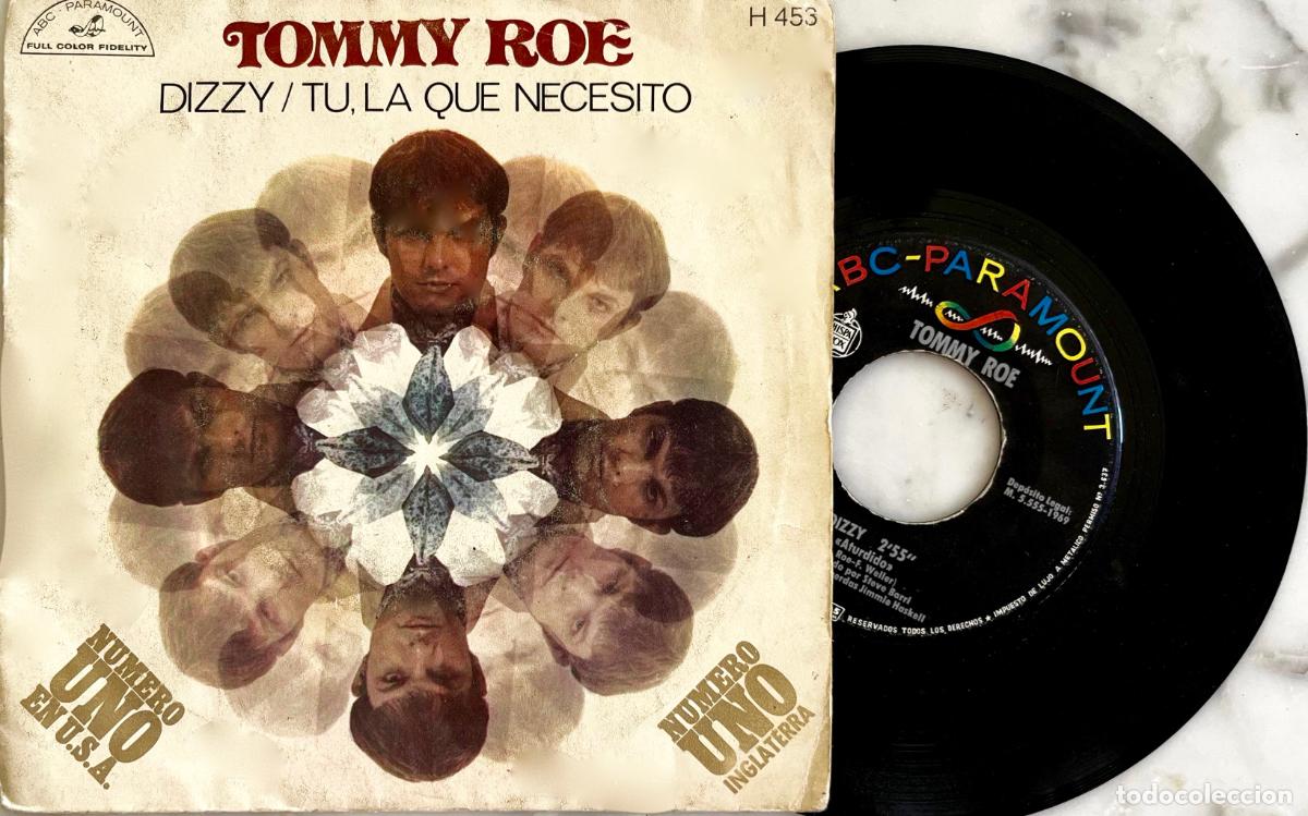 Discos de vinilo: TOMMY ROE. DIZZY. SINGLE ORIGINAL ESPA&Ntilde;A 1969