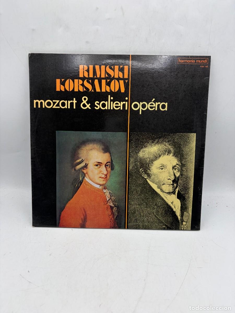 Discos de vinilo: LP - RIMSKI-KORSAKOV - MOZART Y SALIERI - OPERA - HARMONIA MUNDI - HM 145