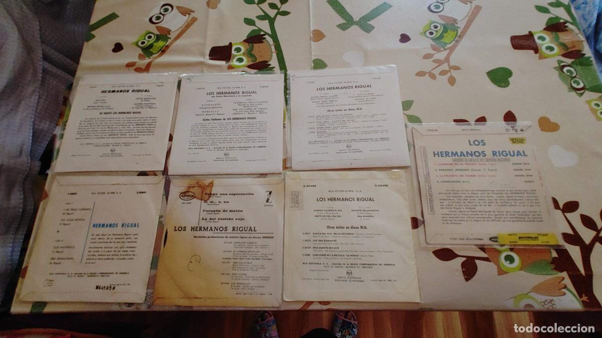 Discos de vinilo: HERMANOS RIGUAL-LOTE DE 7 EPS - Foto 2