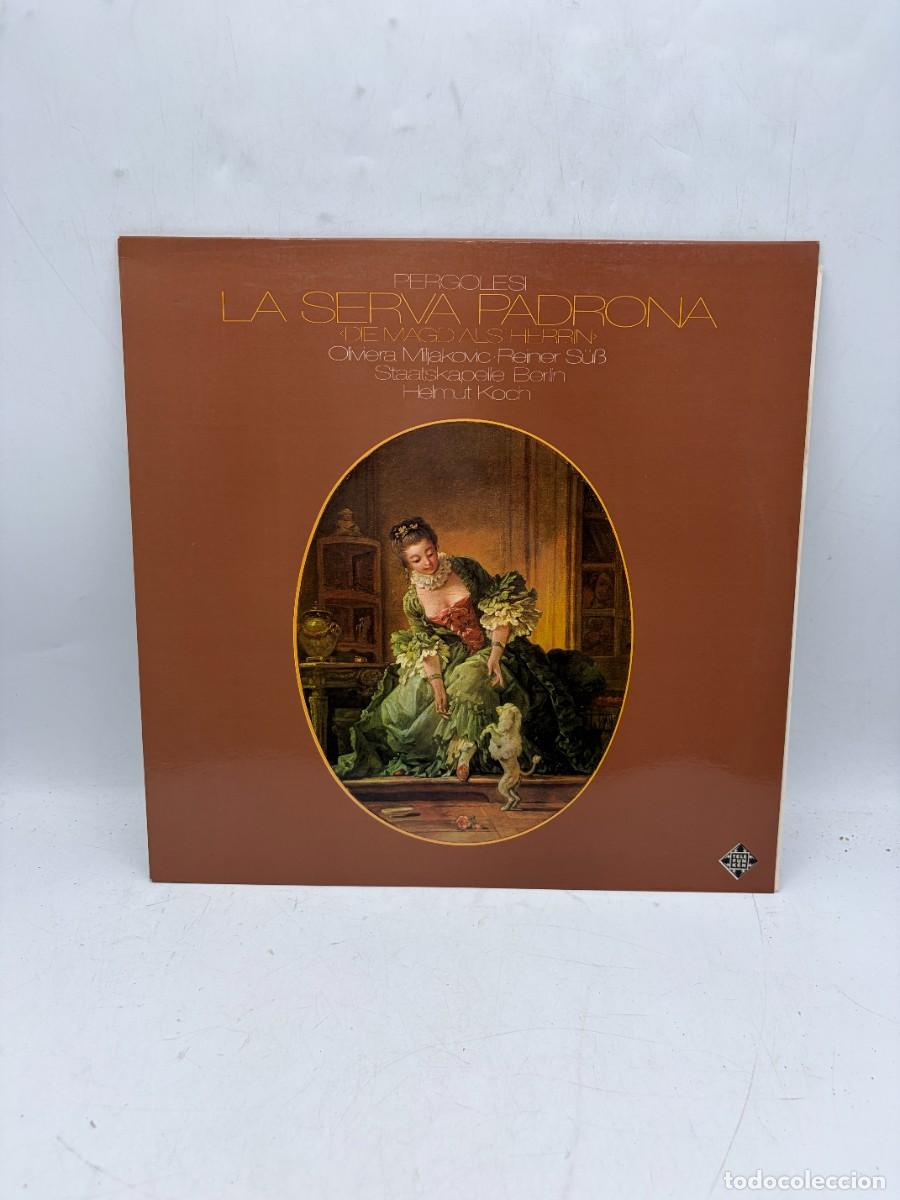 Discos de vinilo: LP - PERGOLESI - LA SERVA PADRONA - OLIVERA MILJAKOVIC - REINER SUSS - HELMUT KOCH - TELEFUNKEN