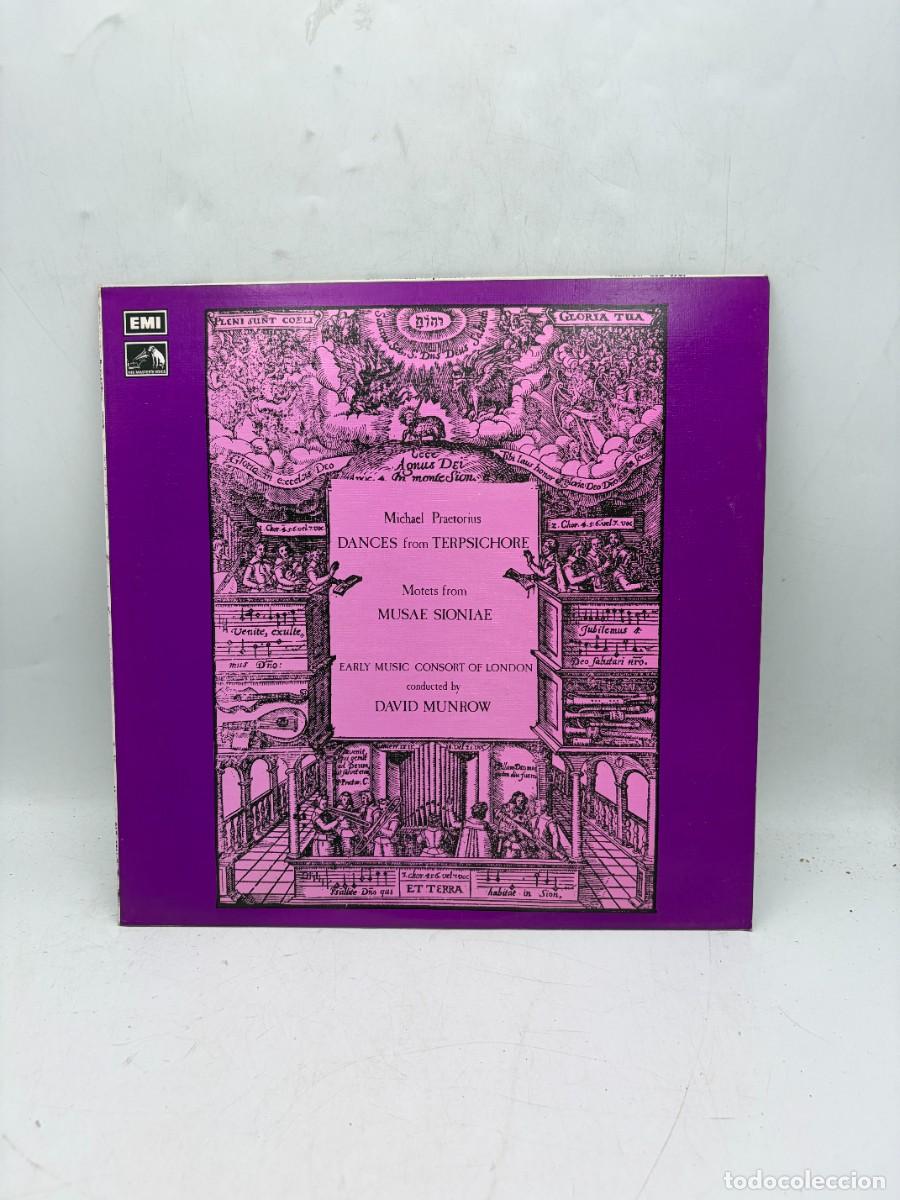 Discos de vinilo: LP - MICHAEL PRAETORIUS - DANCES FROM TERPSICHORE - EARLY MUSIC CONSORT - DAVID MUNROW - EMI