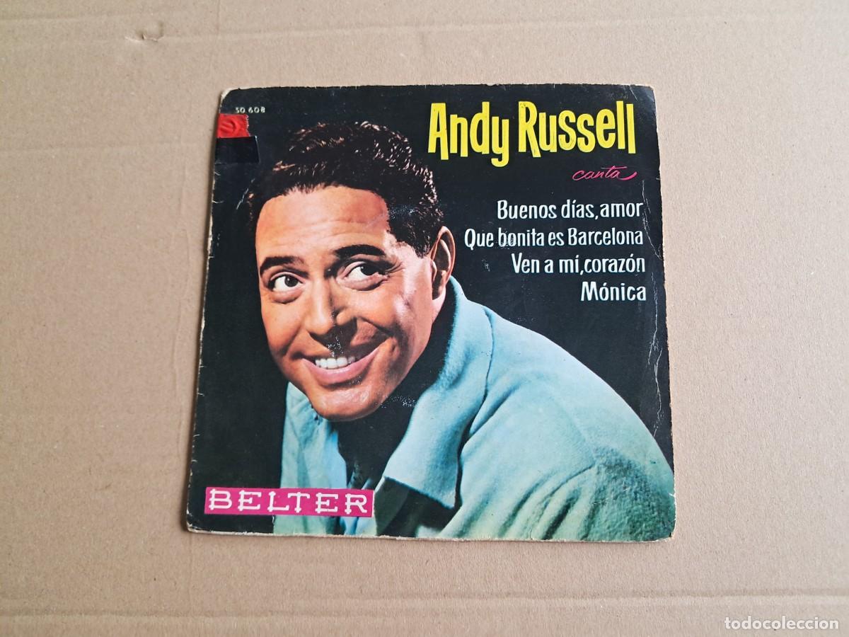 Discos de vinilo: ANDY RUSSELL - BUENOS DIAS AMOR EP 4 TEMAS 1962 EDICION ESPA&Ntilde;OLA
