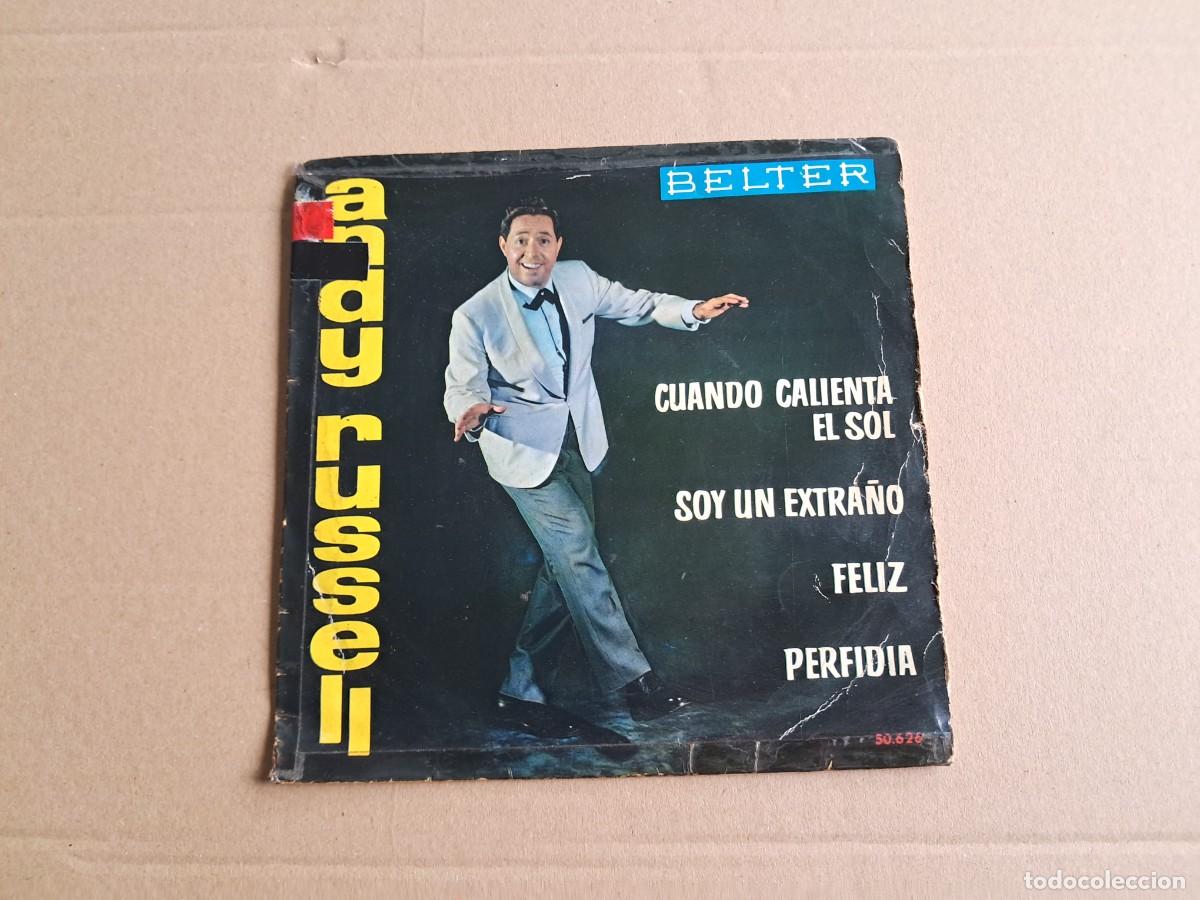 Discos de vinilo: ANDY RUSSELL - CUANDO CALIENTA EL SOL EP 4 TEMAS 1962 EDICION ESPA&Ntilde;OLA