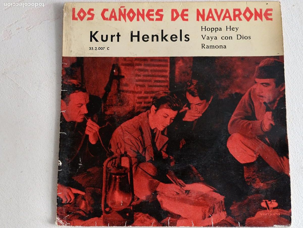 Discos de vinilo: Kurt Henkels Big Band &ndash; Los Ca&ntilde;ones De Navarone, 1961 ed espa&ntilde;ola