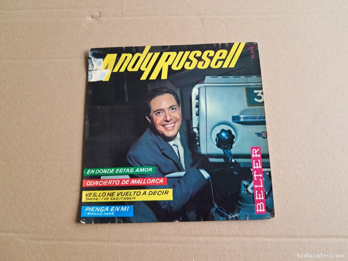 Discos de vinilo: ANDY RUSSELL - DONDE ESTAS AMOR EP 4 TEMAS 1964 EDICION ESPA&Ntilde;OLA