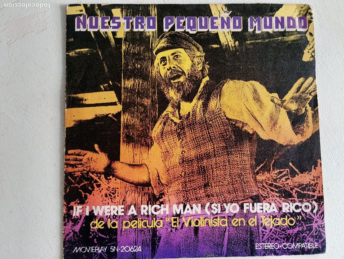 Discos de vinilo: Nuestro Peque&ntilde;o Mundo &ndash; If I Were A Rich Man = Si Yo Fuera Rico,ed espa&ntilde;ola, 1971