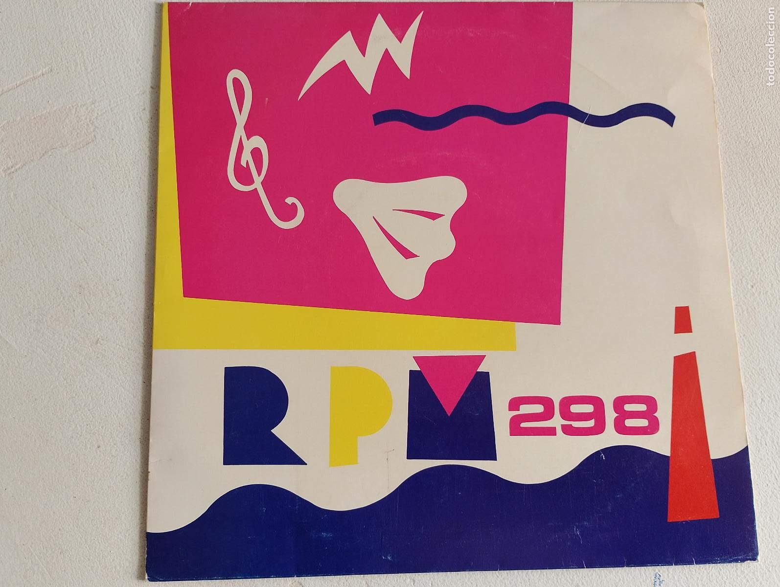 Discos de vinilo: R,P,M, 298, MI PATIO, SOLO ROCK & ROLL, 1989, ZARAGOZA