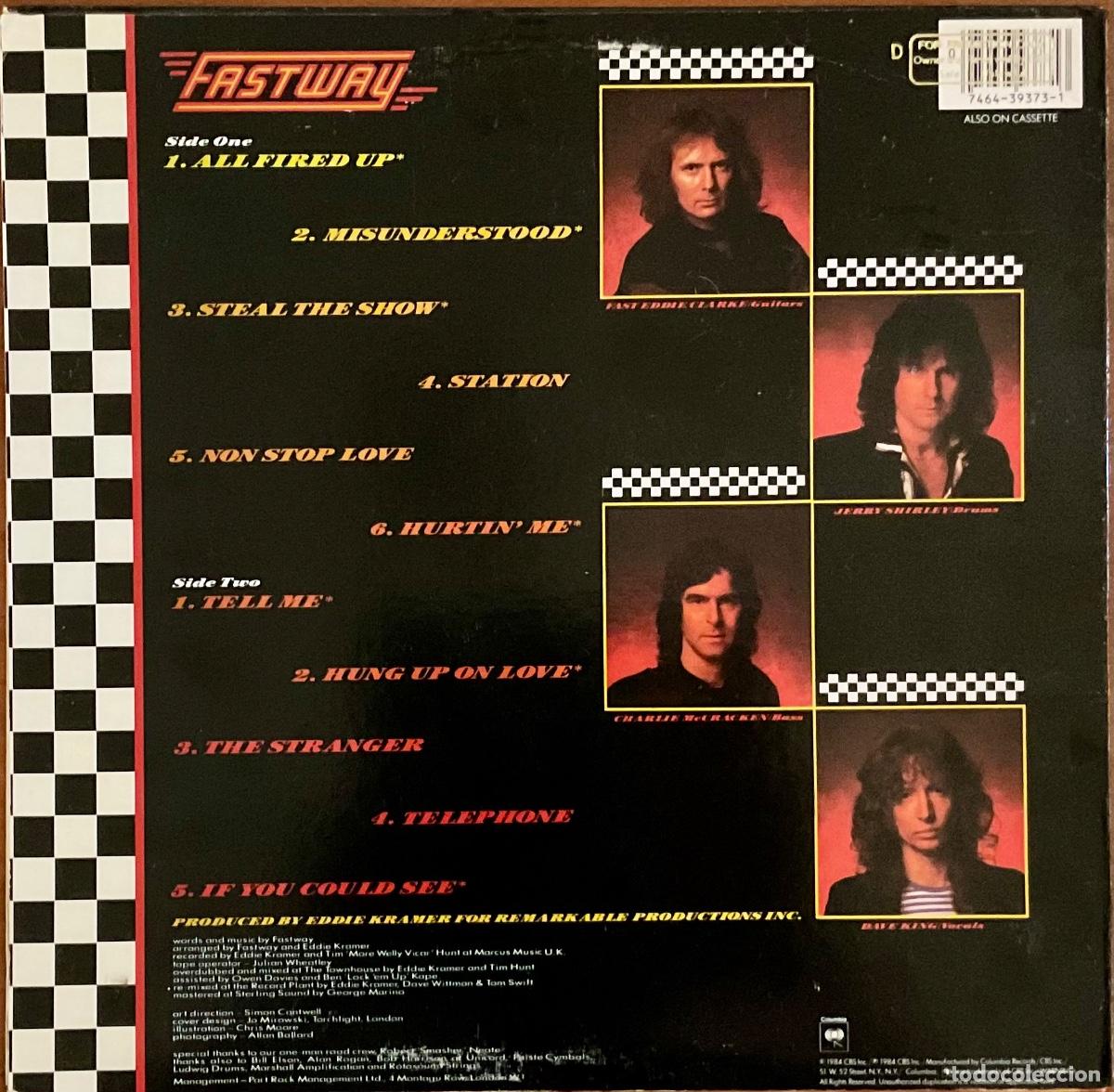 Discos de vinilo: FASTWAY - ALL FIRED UP - Foto 2