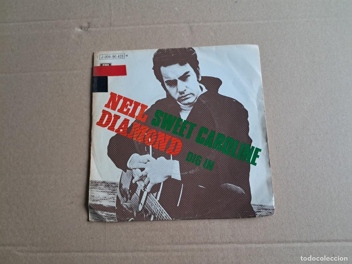 Discos de vinilo: NEIL DIAMOND - SWEET CAROLINE SINGLE 1970 EDICION ESPA&Ntilde;OLA