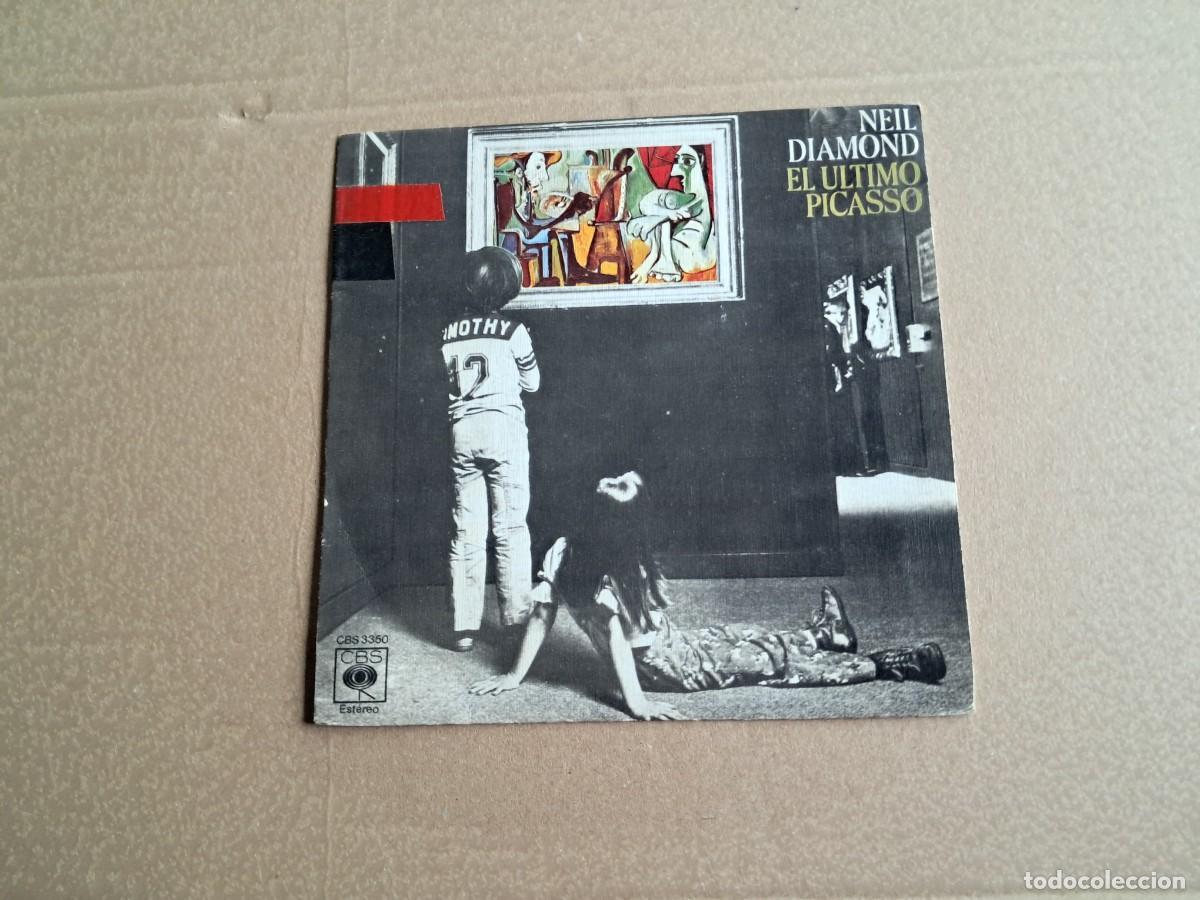 Vinyl-Schallplatten: NEIL DIAMOND - EL ULTIMO PICASSO SINGLE 1975 EDICION ESPA&Ntilde;OLA