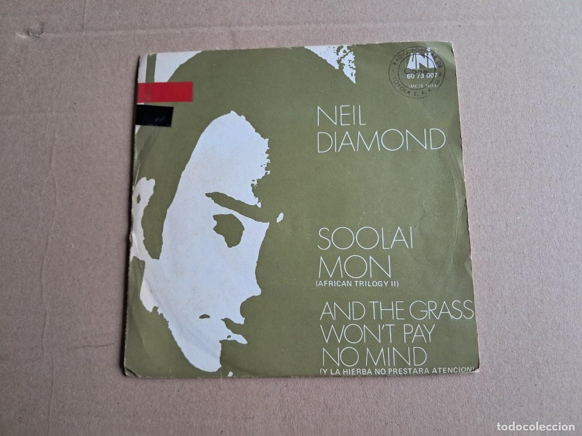 Discos de vinilo: NEIL DIAMOND - SOOLAI MOON SINGLE 1970 EDICION ESPA&Ntilde;OLA