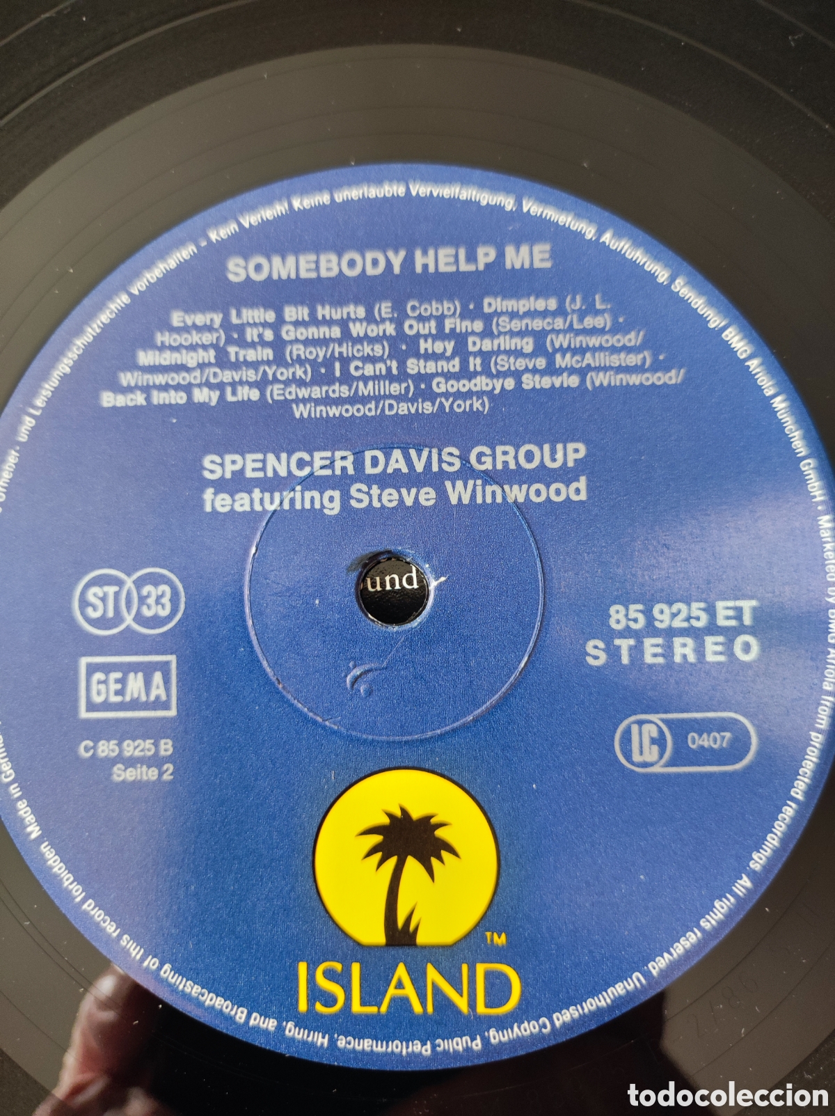 Discos de vinilo: SPENCER DAVIS GROUP - SOMEBODY HELP ME - Foto 4