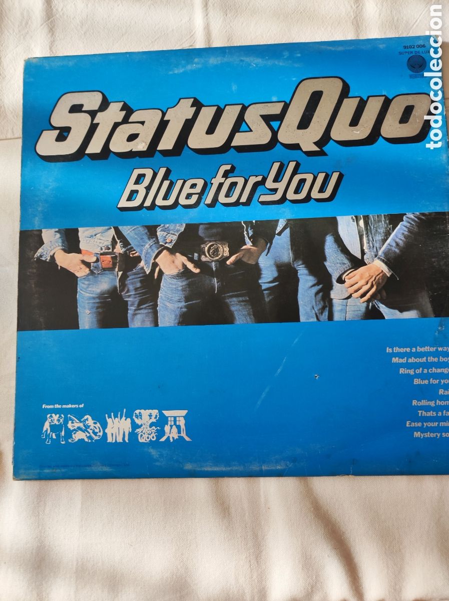 Discos de vinilo: STATUS QUO - BLUE FOR YOU