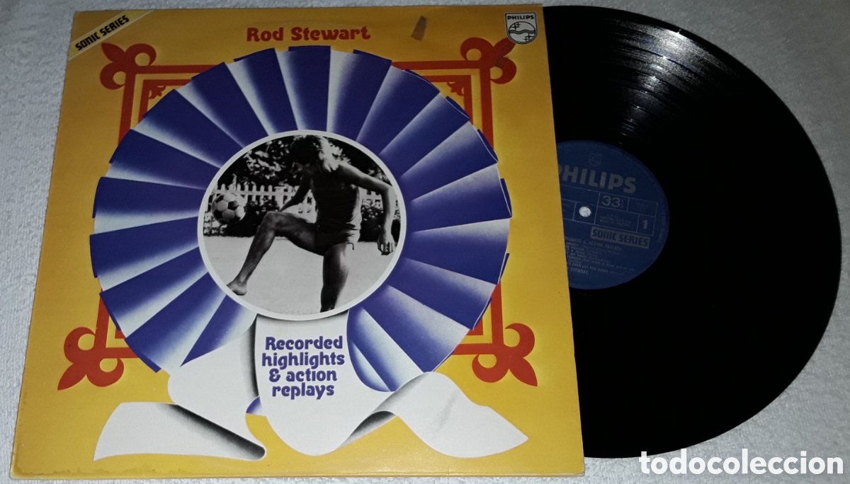 Discos de vinilo: LP - ROD STEWART - RECORDED HIGHLIGHTS & ACTION REPLAYS - MADE IN UK 1976