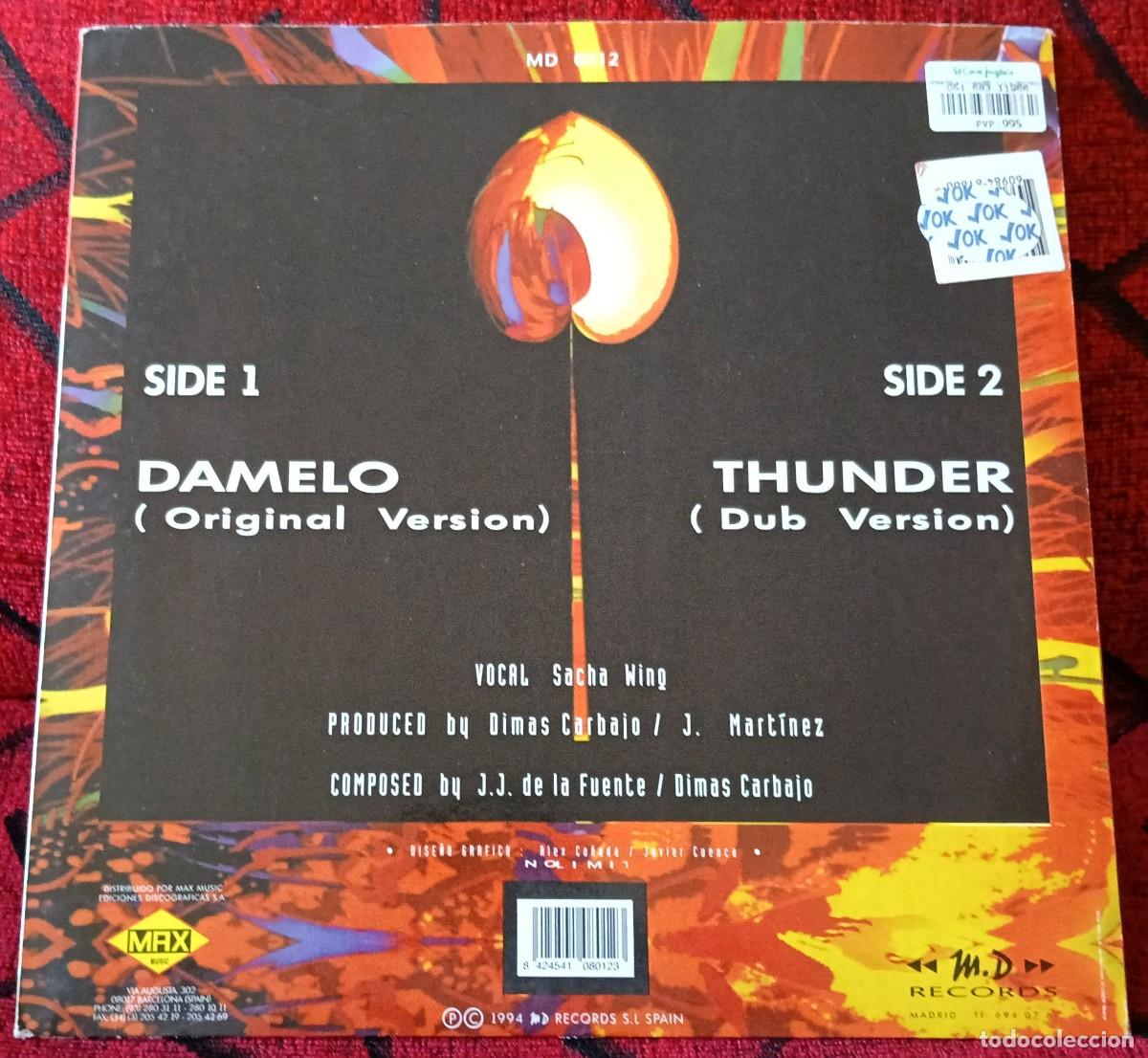 Discos de vinilo: INTELECT BASS ** Damelo ** MAXI SINGLE VINILO 1994 - Foto 2