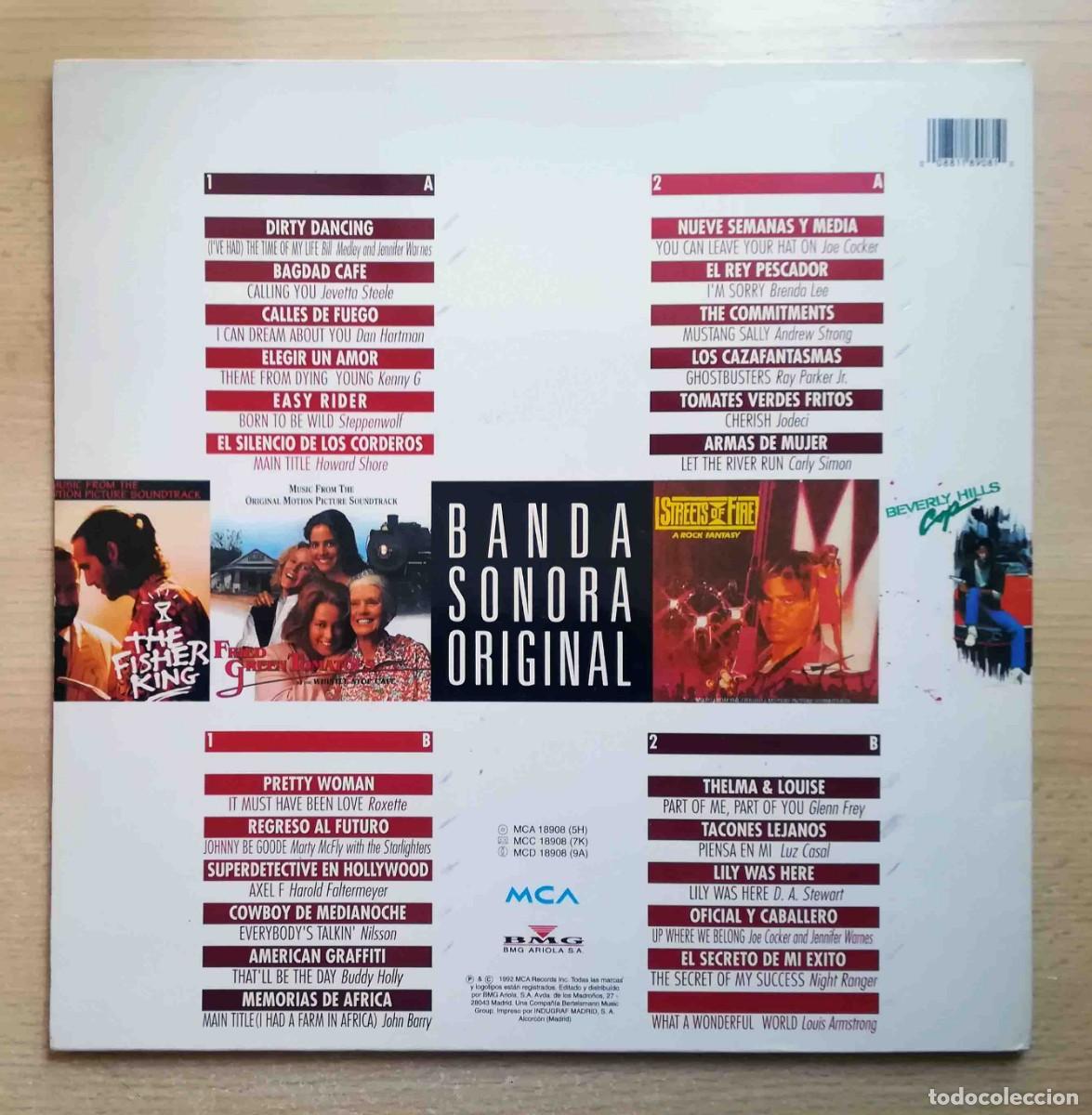 Discos de vinilo: LP Banda Sonora Original. 245 &eacute;xitos de cine en versi&oacute;n original. Solo disco 1. - Foto 3