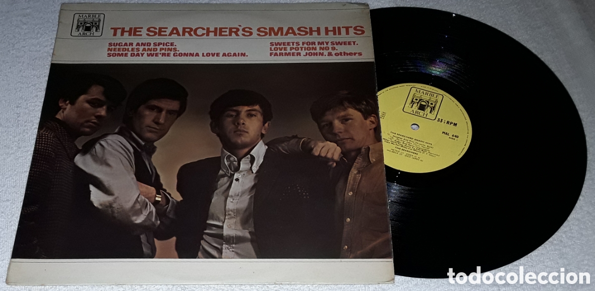 Discos de vinilo: LP - THE SEARCHERS - SMASH HITS - 1&deg; EDICI&Oacute;N MADE IN UK 1966 - THE SEARCHERS SMASH HITS