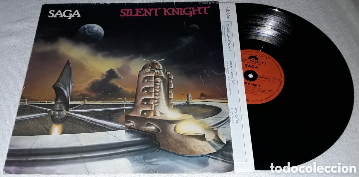 Discos de vinilo: LP - SAGA - SILENT KNIGHT - MADE IN GERMANY