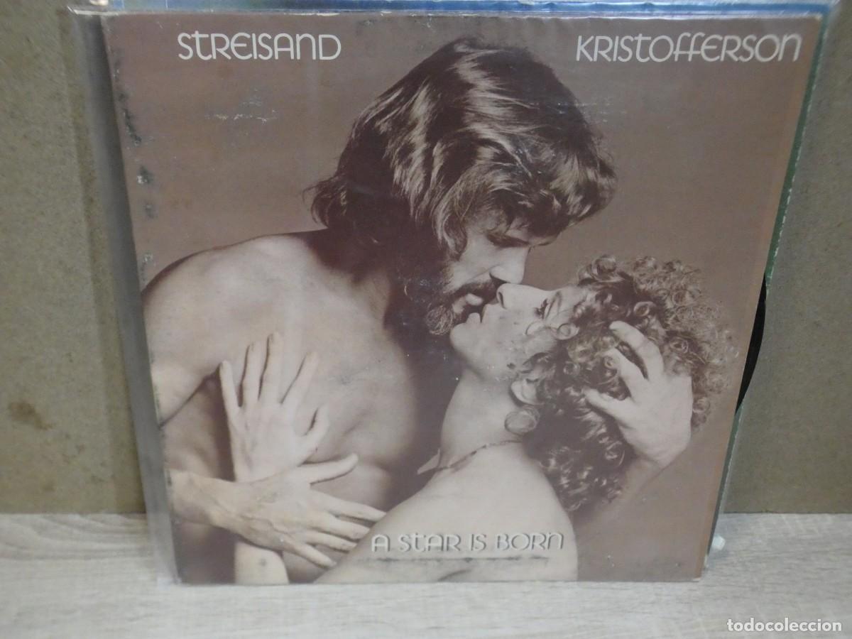 Discos de vinilo: ARKANSAS1980 LOTT770 VINILO DESTROZADO A TU RIESGO - STREISAND KRISTOFFERSON