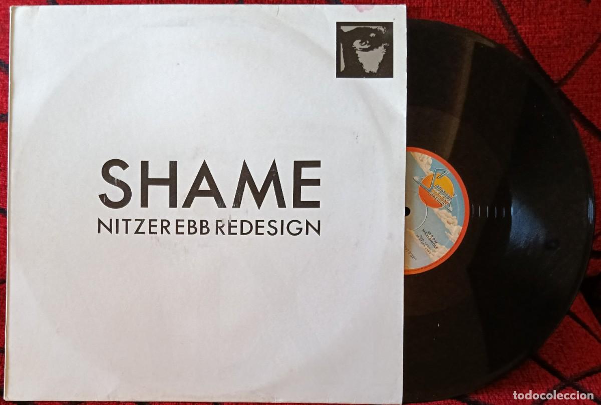 Discos de vinilo: NITZER EBB ** Shame Redesign ** MAXI SINGLE VINILO 1989