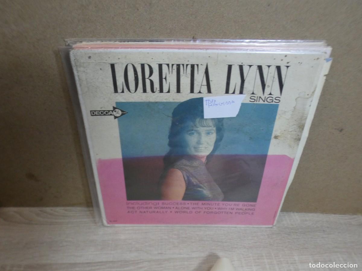 Discos de vinilo: ARKANSAS1980 LOTT770 VINILO MUY USADO AUN REPRODUCIBLE - LORETTA LYNN TAPA MANCHADA