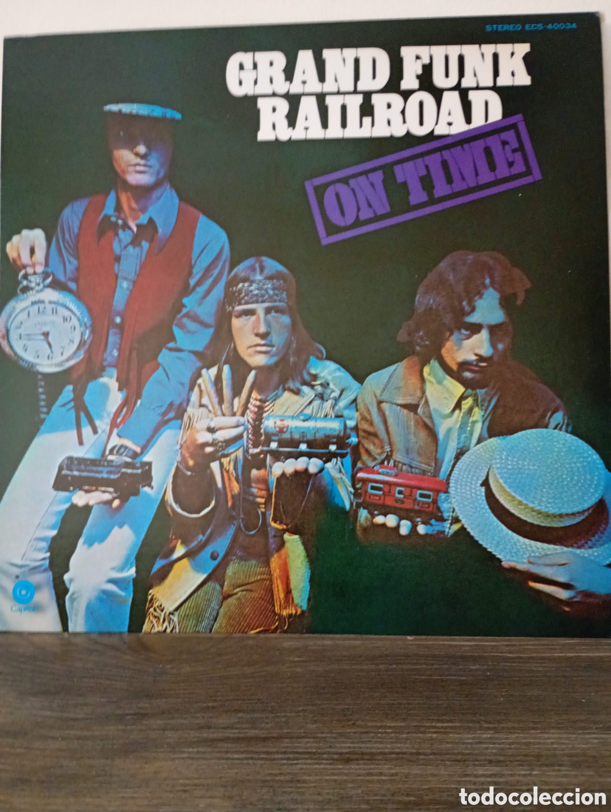 Discos de vinilo: Grand Funk Railroad, On time. Made in Japan