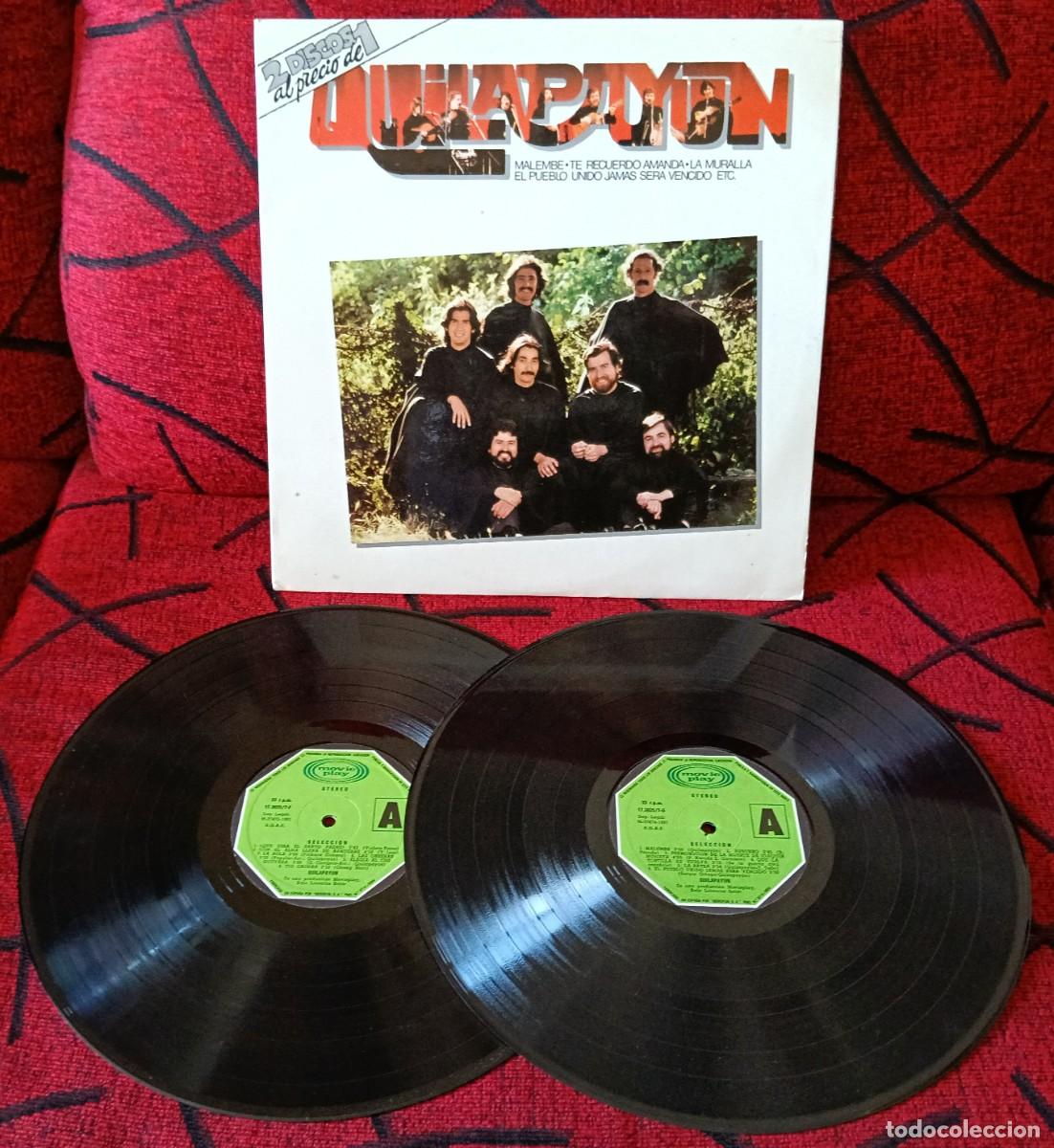 Discos de vinilo: QUILAPAYUN ** Selecci&oacute;n ** DOBLE VINILO LP 1981