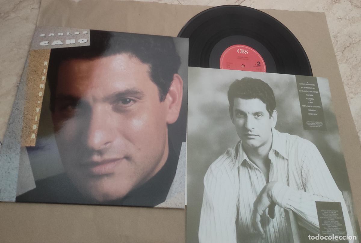 Discos de vinilo: CARLOS CANO Ritmo de vida LP 1989-EXCELENTE ESTADO COMO NUEVO-CONTIENE INSERT