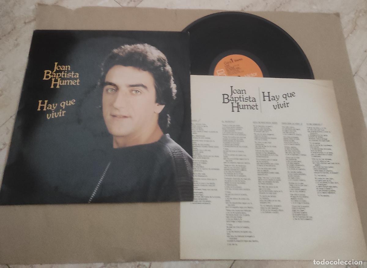 Discos de vinilo: JOAN BAPTISTA HUMET HAY QUE VIVIR ESPA&Ntilde;A-LP- 1980 EXCELENTE ESTADO-CONTIENE INSERT