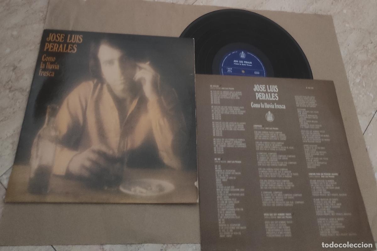 Discos de vinilo: JOS&Eacute; LUIS PERALES - COMO LA LLUVIA FRESCA - LP-1982-EXCELENTE ESTADO CONTIENE INSERT-