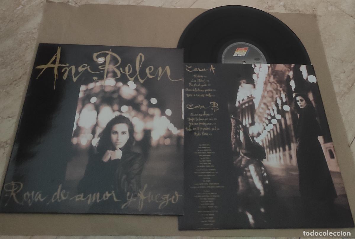 Discos de vinilo: ANA BELEN - ROSA DE AMOR Y FUEGO - LP - 1989- EXCELENTE ESTADO CONTIENE INSERT