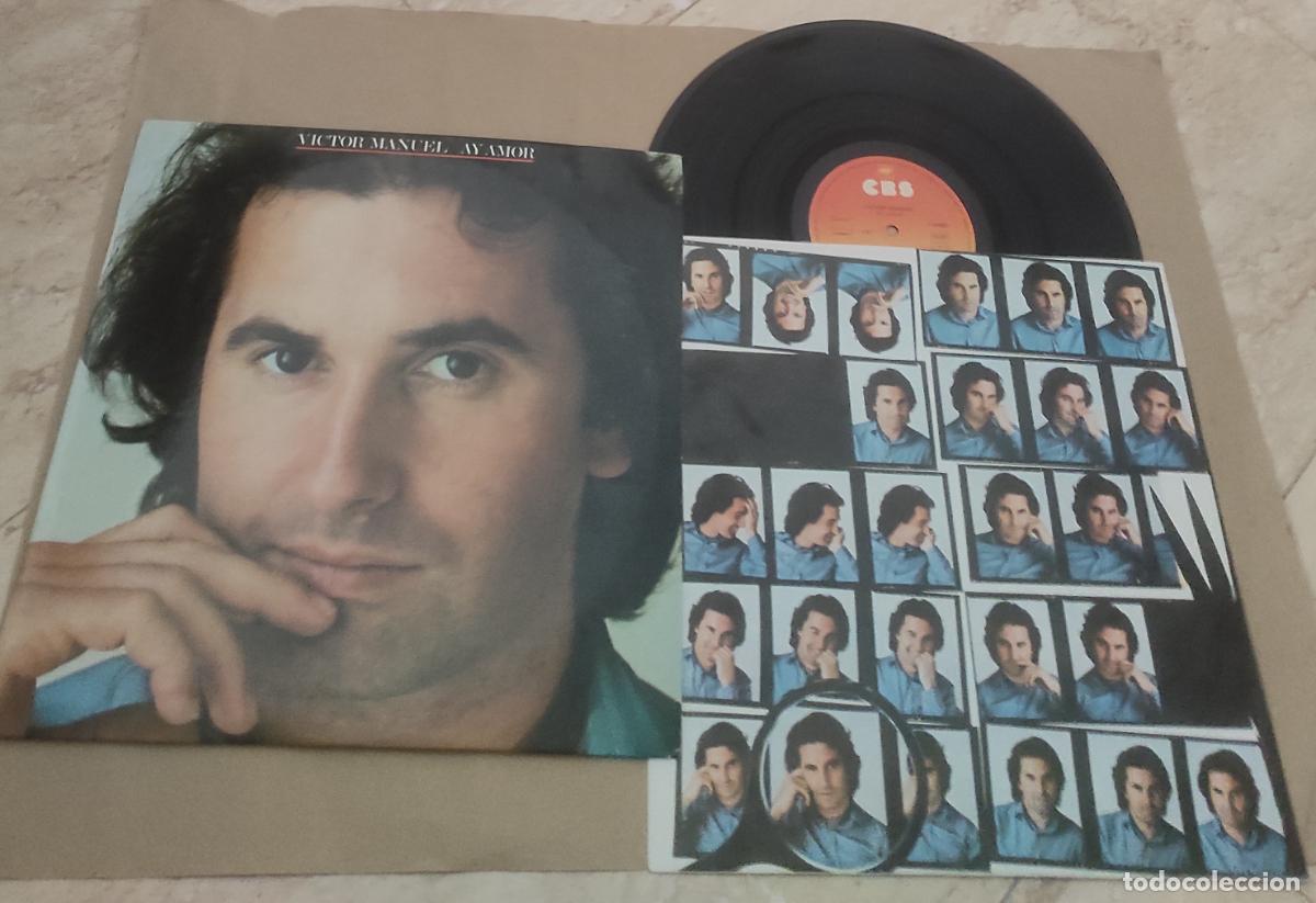 Discos de vinilo: VICTOR MANUEL-AY AMOR-1981- EXCELENTE ESTADO-CONTIENE INSERT