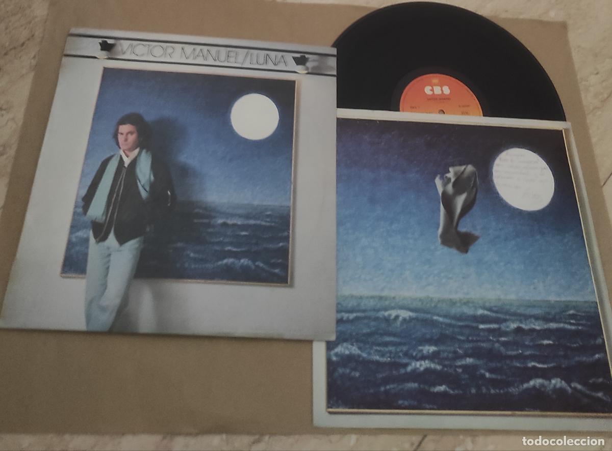 Discos de vinilo: VICTOR MANUEL-LUNA LP -1980-EXCELENTE ESTADO-CONTIENE INSERT-