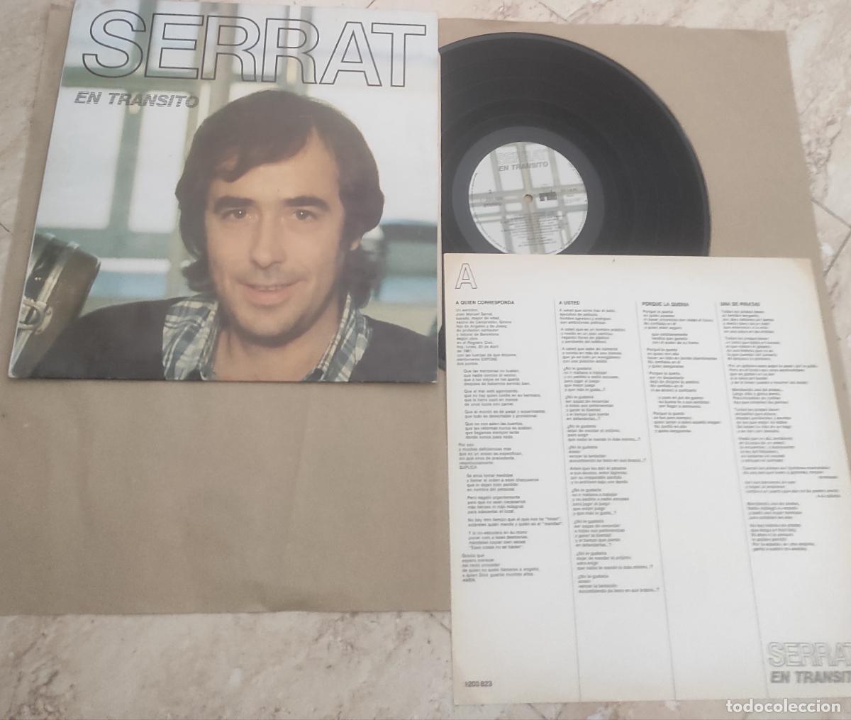 Discos de vinilo: JOAN MANUEL SERRAT-EN TRANSITO-1981-EXCELENTE ESTADO-CONTIENE ENCARTE