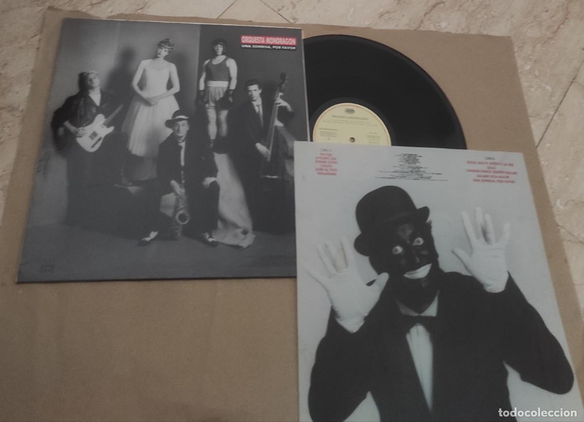 Discos de vinilo: ORQUESTA MONDRAG&Oacute;N - UNA SONRISA, POR FAVOR - LP-1989-EXCELENTE ESTADO-CONTIENE INSERT