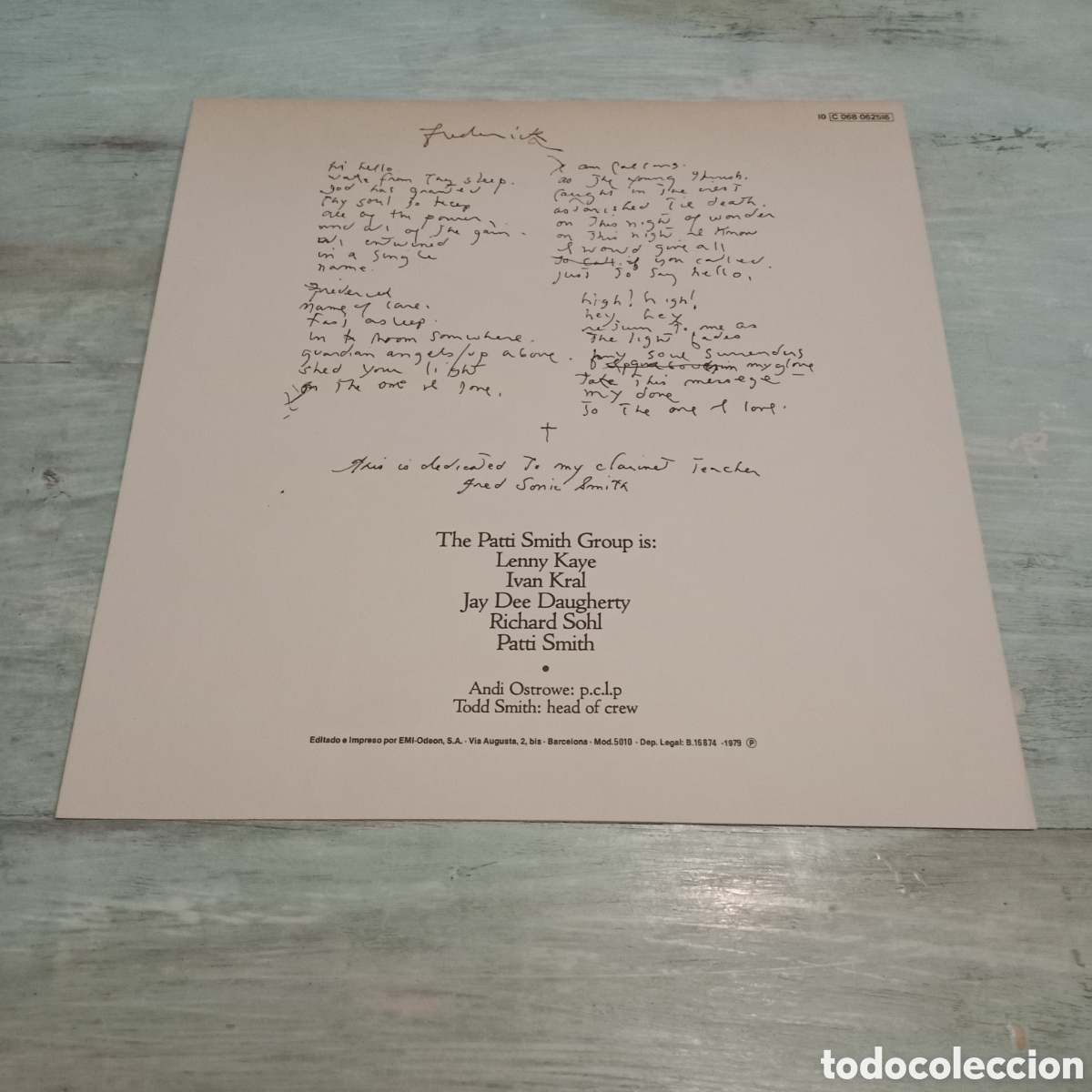 Discos de vinilo: PATTI SMITH GROUP - WAVE - LP - Foto 7
