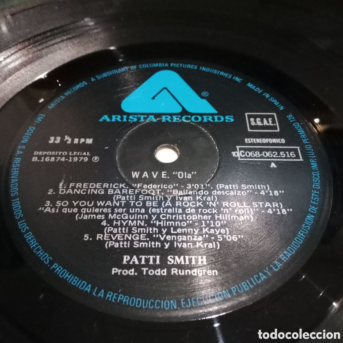Discos de vinilo: PATTI SMITH GROUP - WAVE - LP - Foto 8
