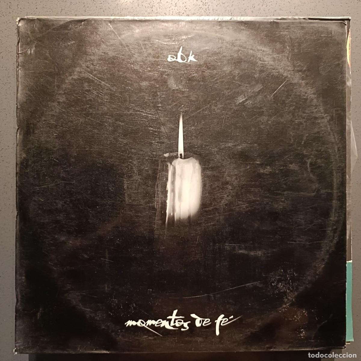 Discos de vinilo: OBK - Momentos de F&eacute; - LP. sello Blanco y Negro 1993